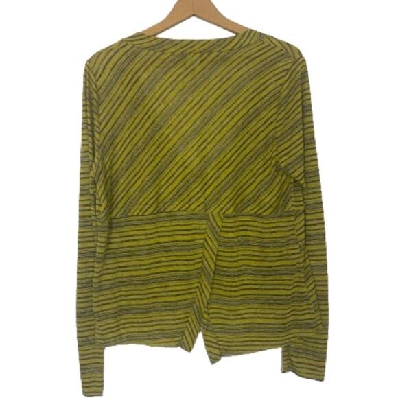 Staples Multi Green, Blue & Yellow Magnet Clasp Cardigan - Picture 10 of 14